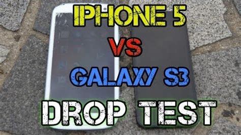 iPhone 5 vs Galaxy S3: Drop And Durability Test 